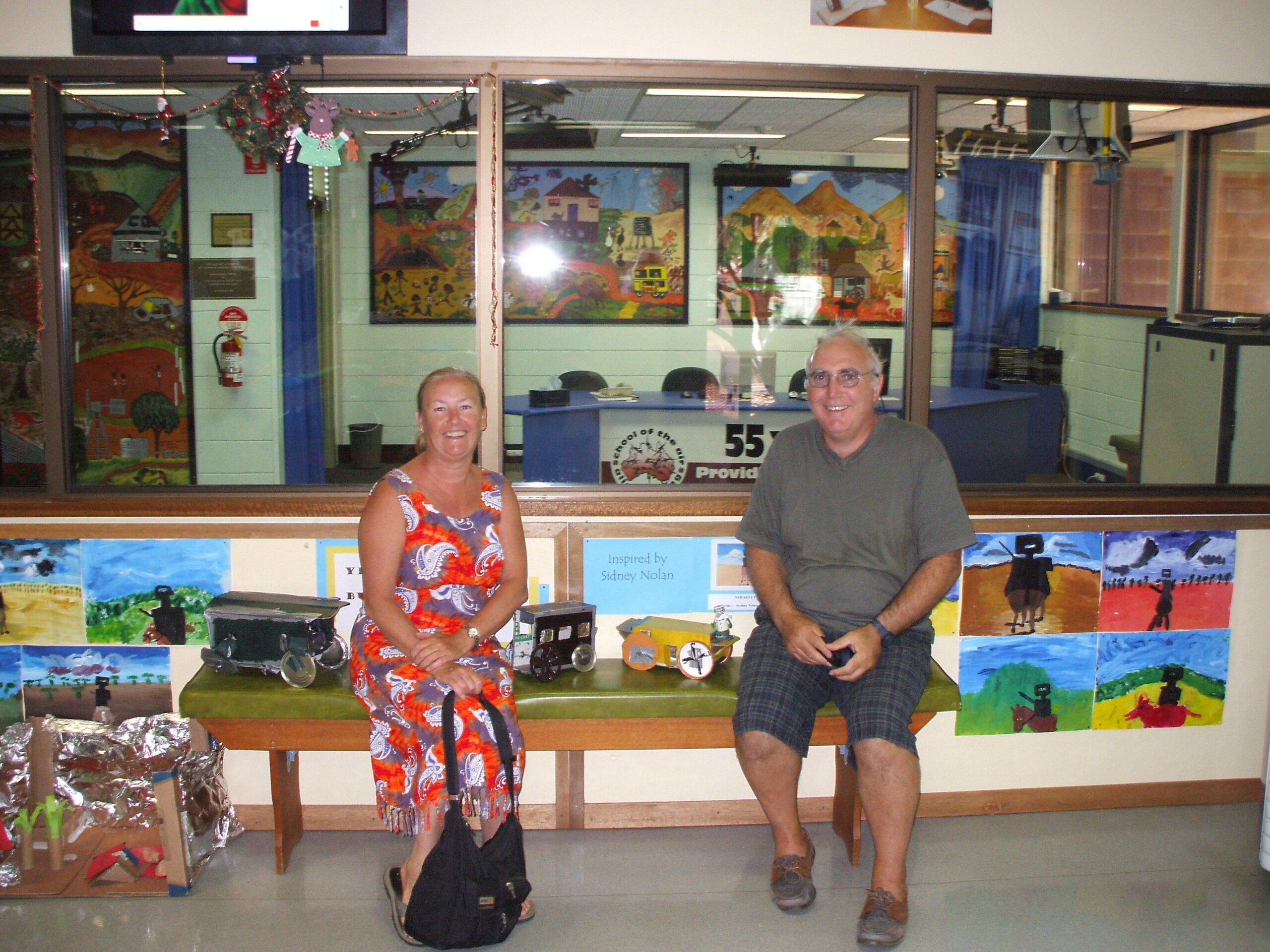 Australia Part 2 2007 At the School of the Air in Alice Springs.