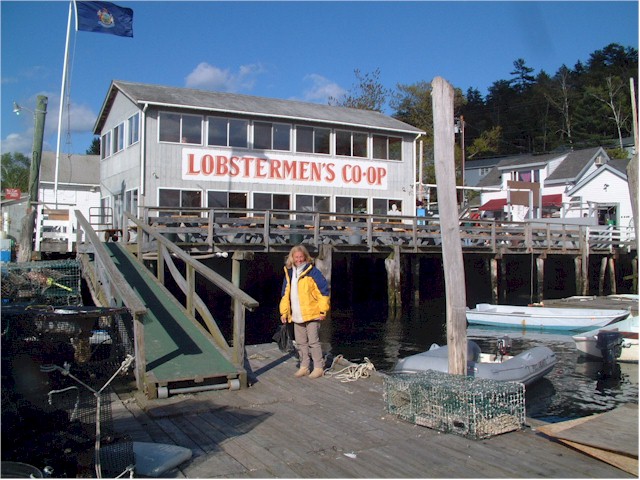 New England 2004 We tied up at the Lobstermen
