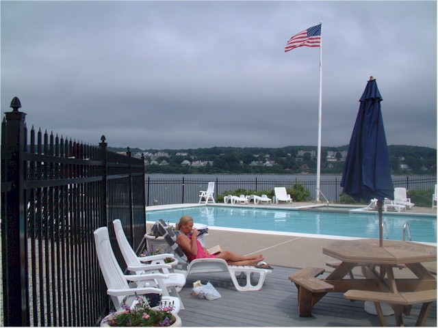 New England 2004 There was even a swimming pool which we appreciated at the end of a long day