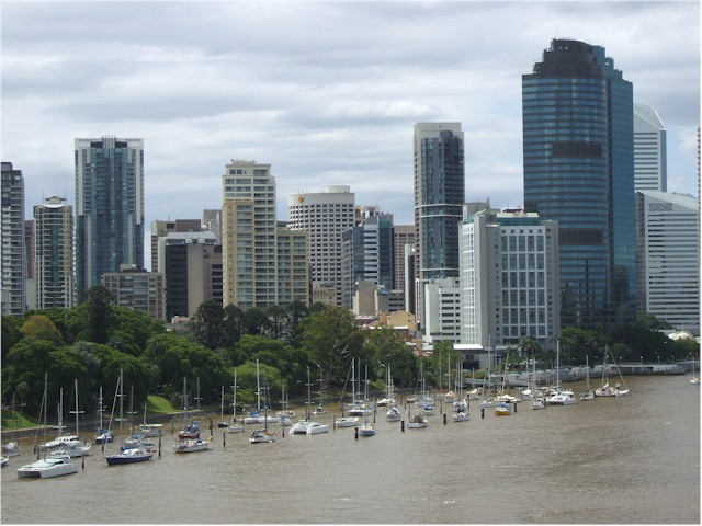 New Caledonia to Australia 2008/09 Brisbane River - just beautiful!