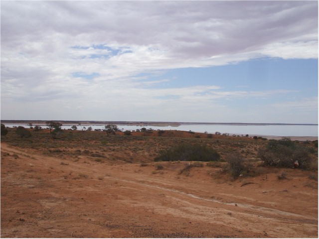 Australia Part 2 2007 A rare sight - water in one of the inland lakes!