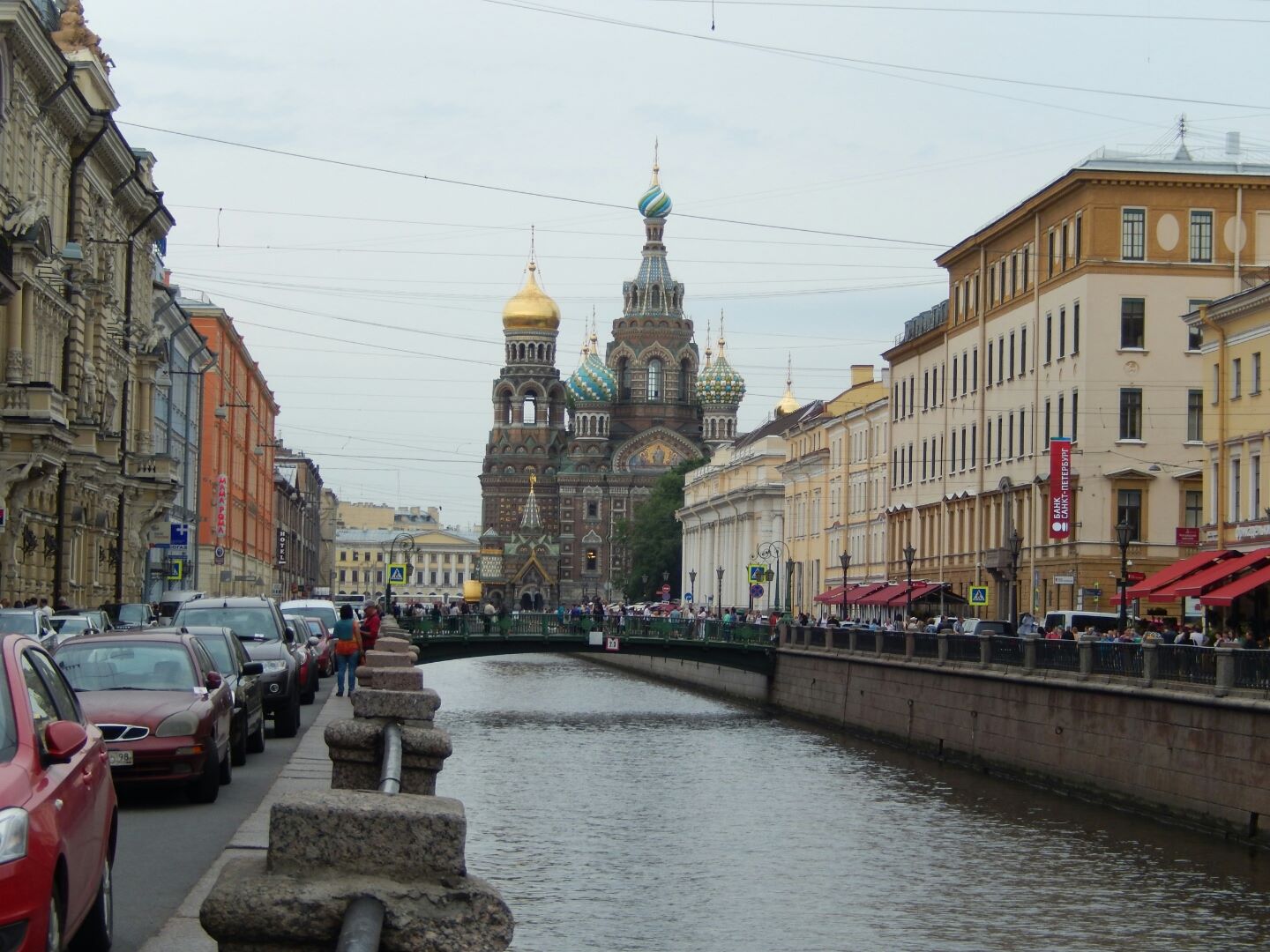 St Petersburg 2015 Looking toward the Church of the Saviour of the Spilled Blood...