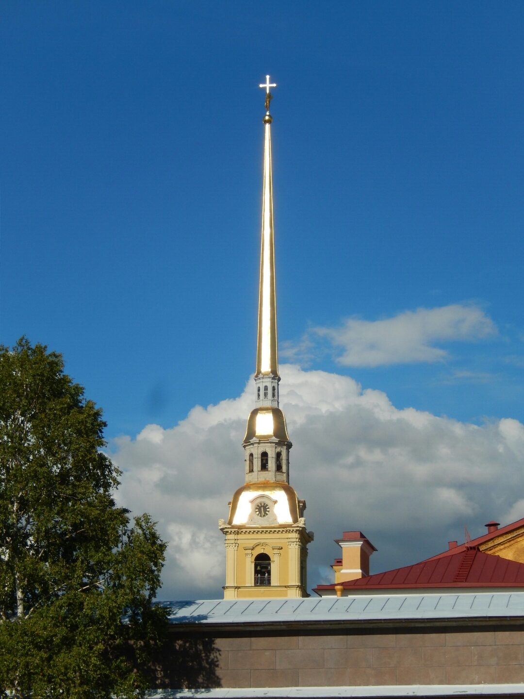 St Petersburg 2015 The steeple gleams in the sunlight...