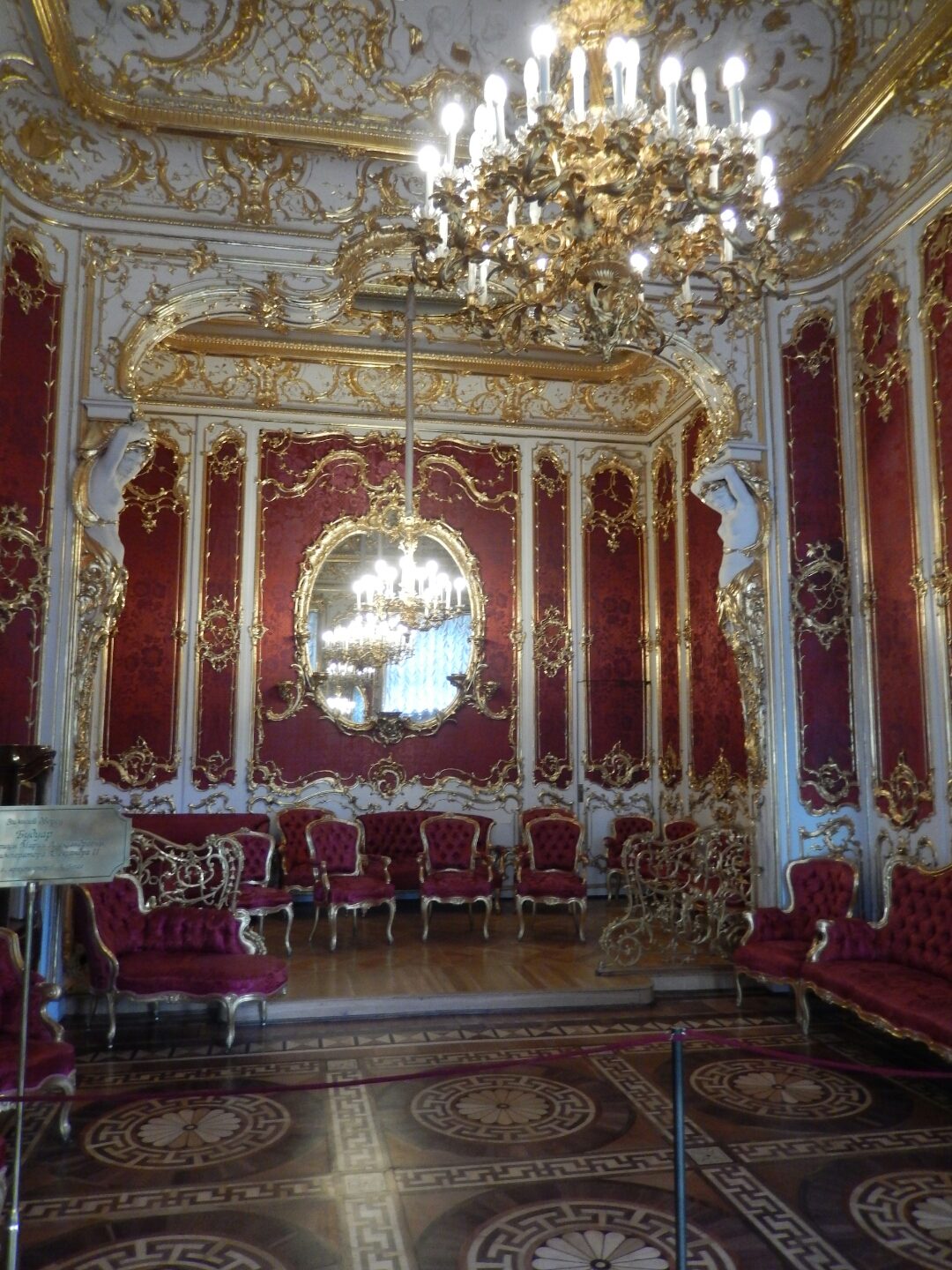 St Petersburg 2015 The Boudoir, inside the Hermitage Museum...
