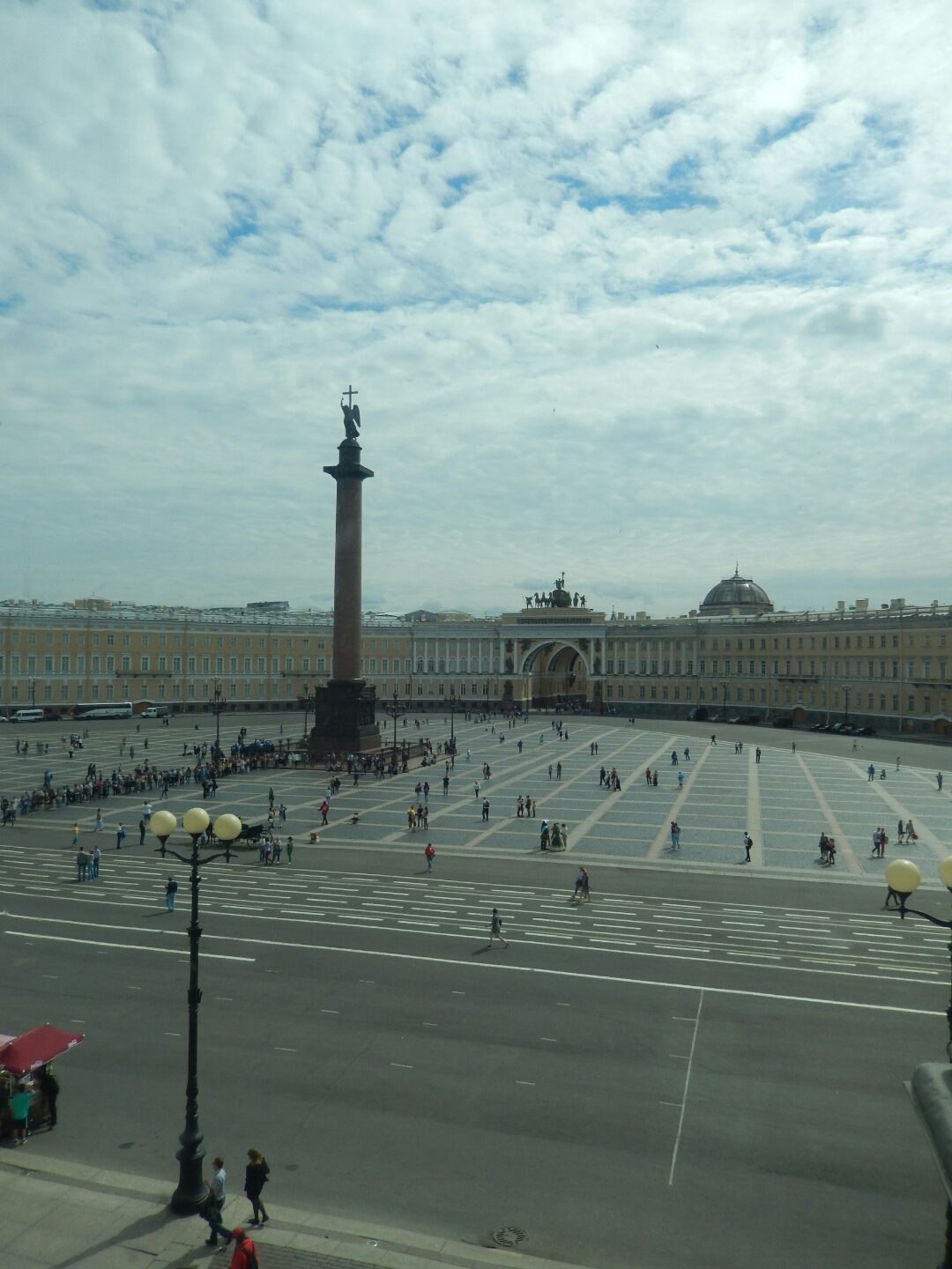 St Petersburg 2015 View of the Square from inside the Palace.