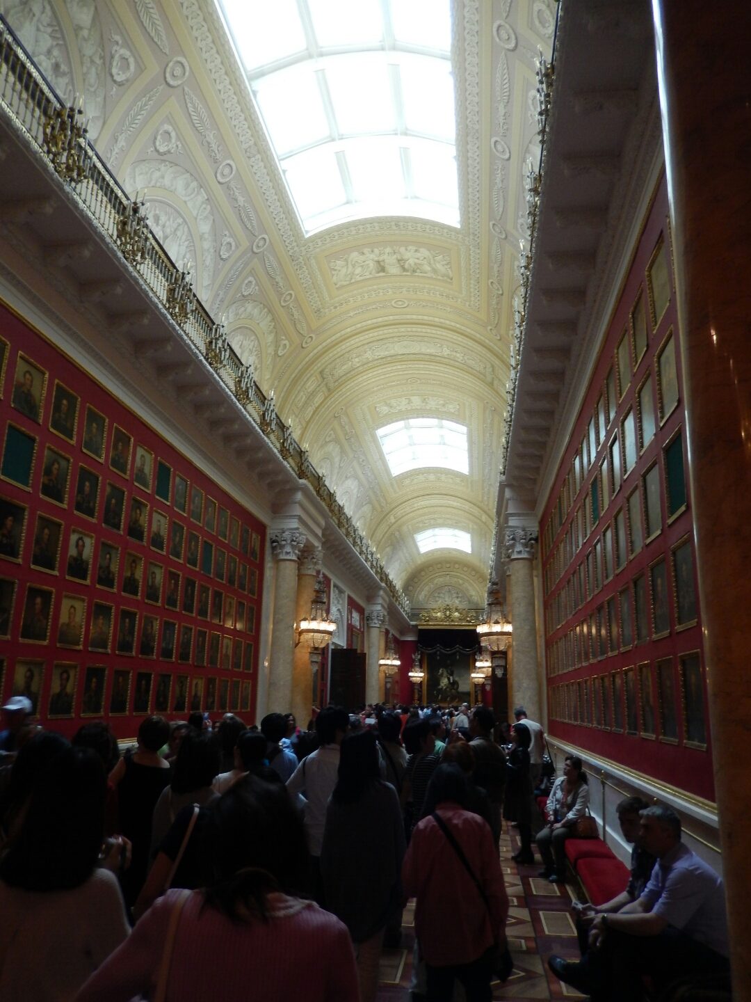 St Petersburg 2015 The famous Portrait Hall...
