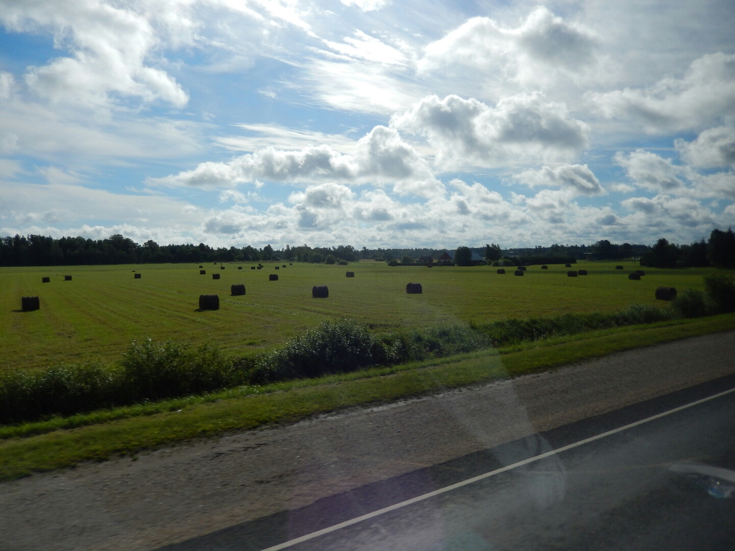 Riga, Latvia 2015 Passing through the countryside...