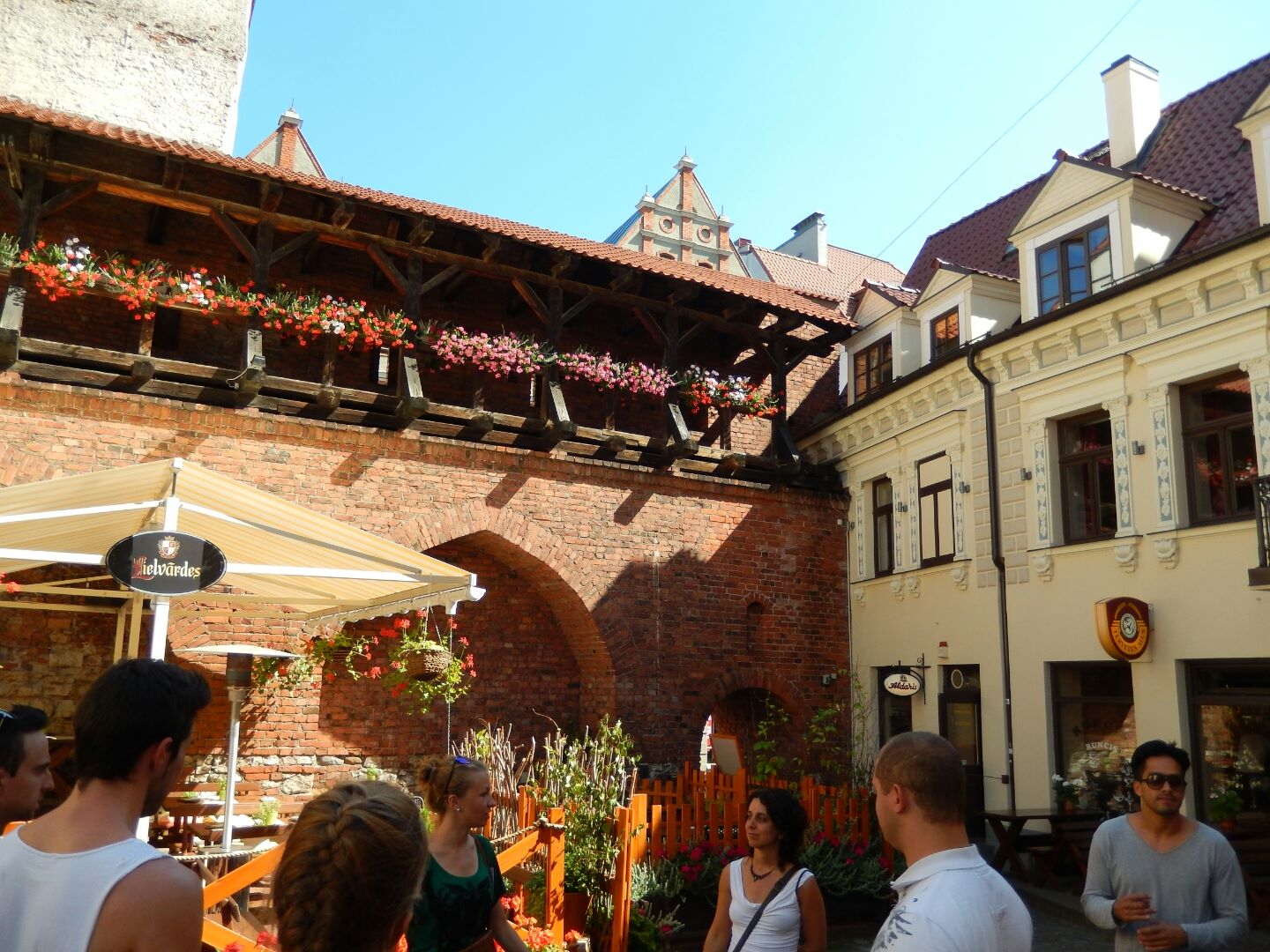 Riga, Latvia 2015 Another example of medieval butting up with modern...