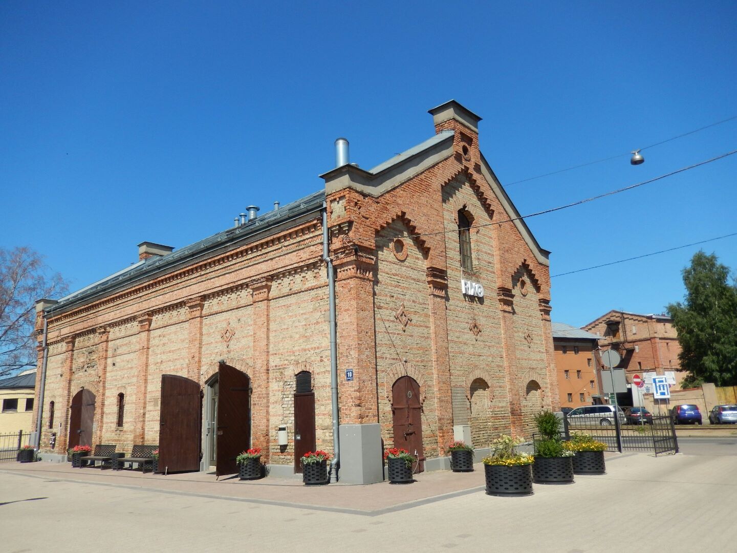 Riga, Latvia 2015 Old warehouses now converted into art spaces.