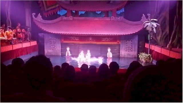 SE Asia Tour 2014
So we went to a real water puppet theatre to see what we had missed...