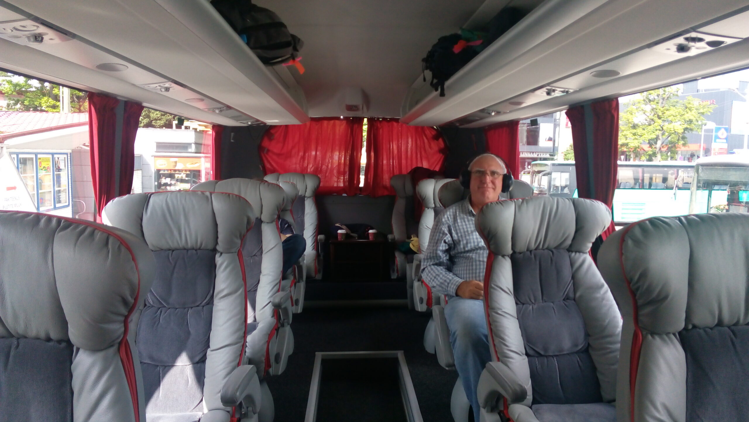 Riga, Latvia 2015 ... but it was a very comfortable coach!