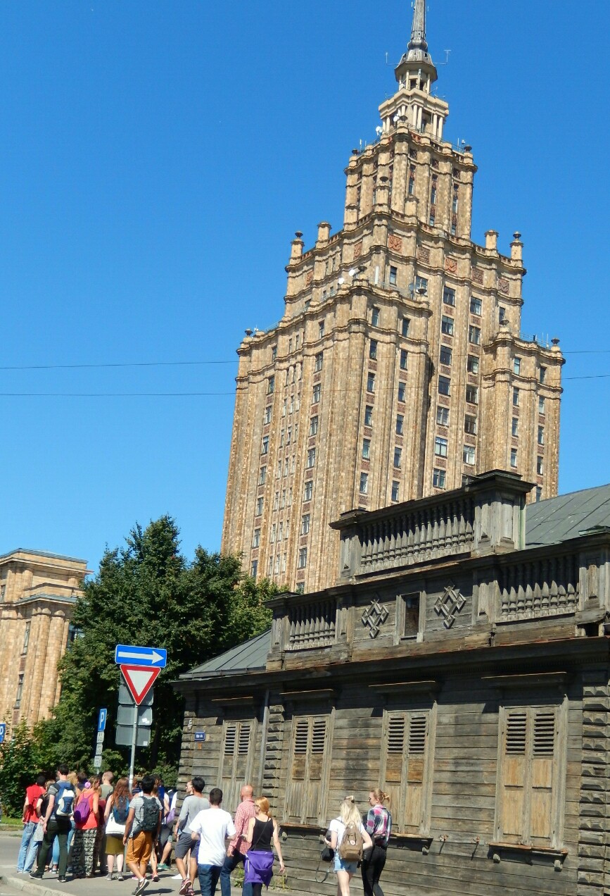 Riga, Latvia 2015 The Academy of Sciences building - known as Stalin