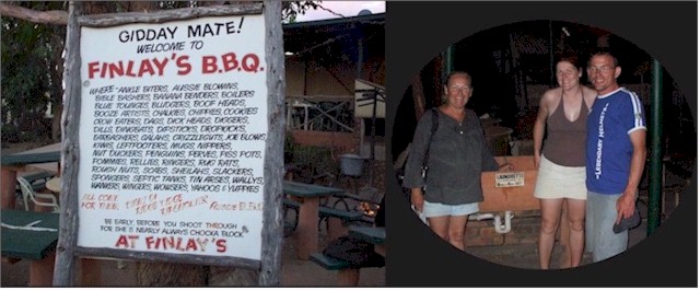 Australia Part 1 2007/08 We enjoyed a fun night and a great meal with Wayne & Michelle who were on holiday from the UK.