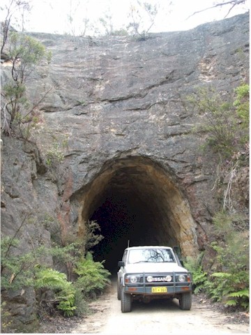 Australia Part 3 2008 The Glow Worm Tunnels near Lithgow - once a major route to the gold fields but now left to nature.