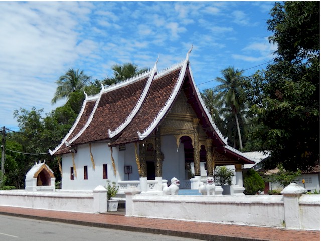 SE Asia Tour 2014 Luang Prabang was the original capital of Laos - and has some amazing temples...