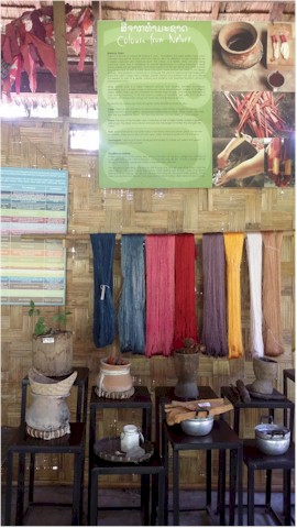 SE Asia Tour 2014 Christine enjoyed OckPopTok, an organisation that works with 16 local tribes to preserve their handicraft traditions.