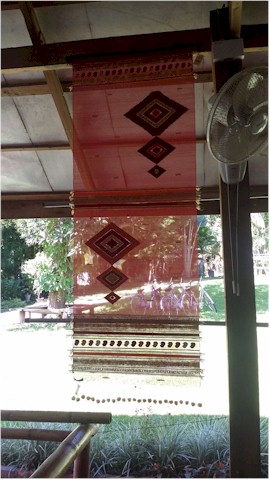 SE Asia Tour 2014 We both loved this wall hanging - stylish and beautifully made - but too big for our walls!