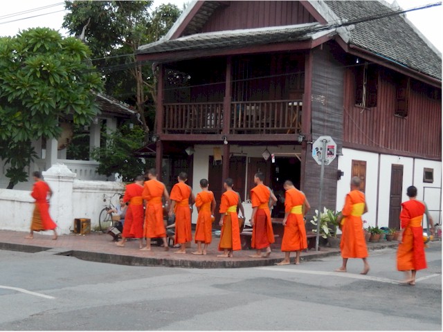 SE Asia Tour 2014 ... and there are strict protocols governing both the giving and receiving of alms.