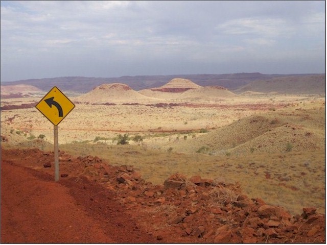 Australia Part 1 2007/08 View of the Pilbara geology from the Millstream Chichester National Park.