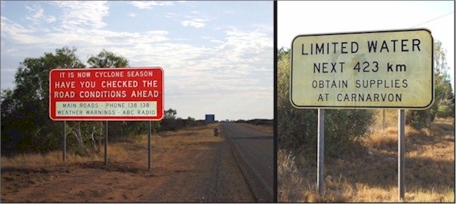 Australia Part 1 2007/08 Just a couple of the every-day hazards in Outback Australia...
