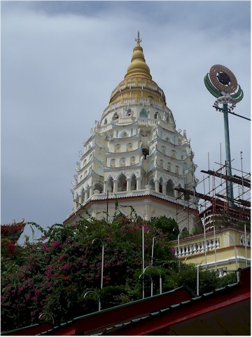 Indonesia Part 2 through to Malaysia 2013 This trip we managed to visit some of the other sights of Penang including this amazing temple complex.