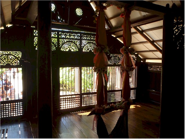 Indonesia Part 2 through to Malaysia 2013 There were replica buildings which had beautiful wood carvings.