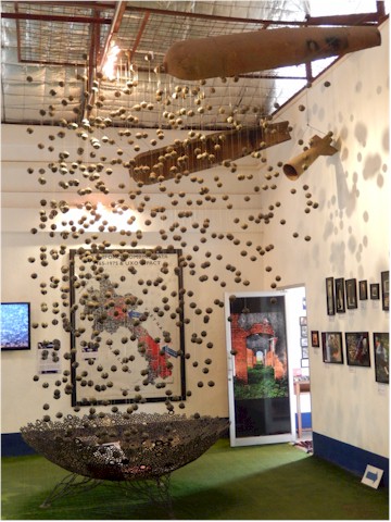 SE Asia Tour 2014 An estimated 260 million bomblets were dropped on Laos between 1964 and 1973 - sadly 78 million failed to explode.