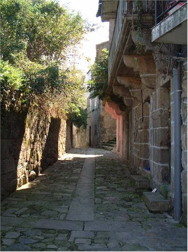 South of Finisterre 2003 ... with meandering cobbled lanes and stone cottages.