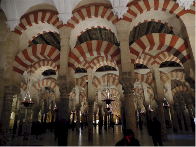 Jan-Jun 2018 Inside the vast Moorish mosque, now a Christian cathedral.