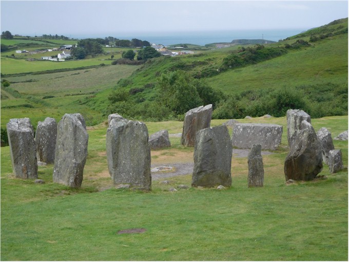 Jan-Jun 2018 A close up example of some standing stones.