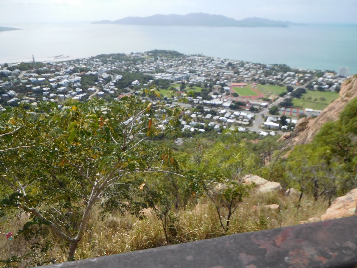 Looking down on Townsville