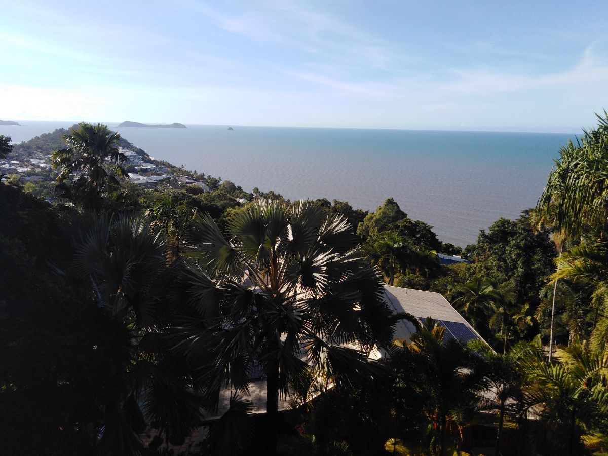 Looking out over Cairns