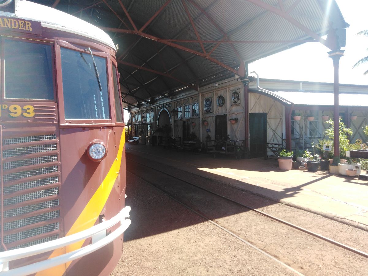 The Gulflander rail terminal