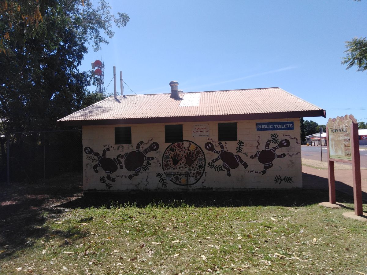 We enjoyed the historic walking trail at Normanton - the public toilets