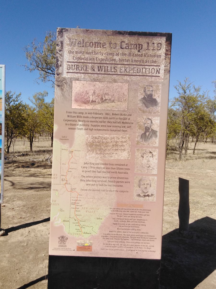 Burke & Wills Expedition - Camp 119