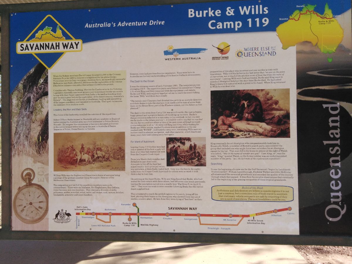 Burke & Wills Expedition - Camp 119