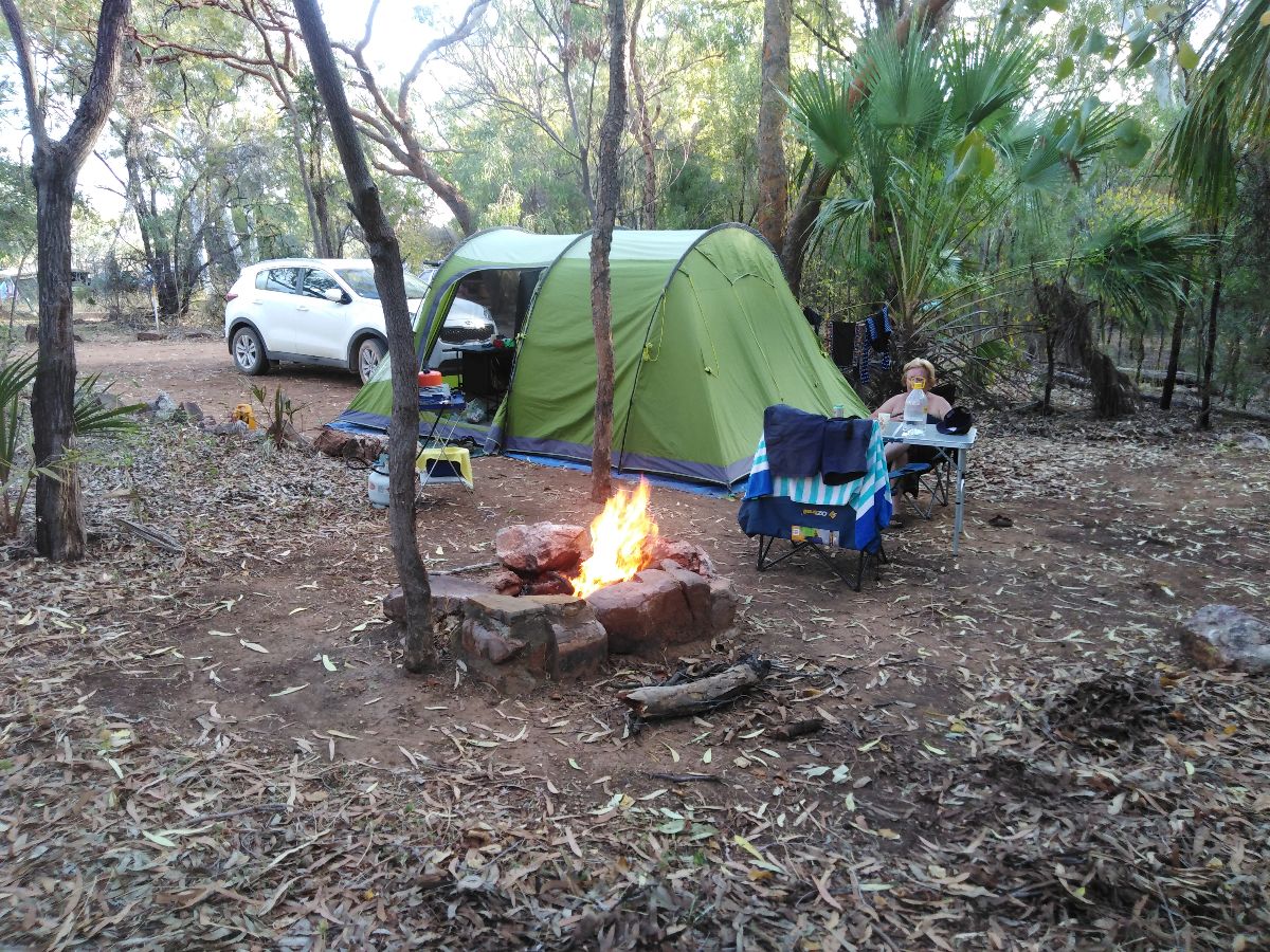 Camping at Lawn Hill National Park