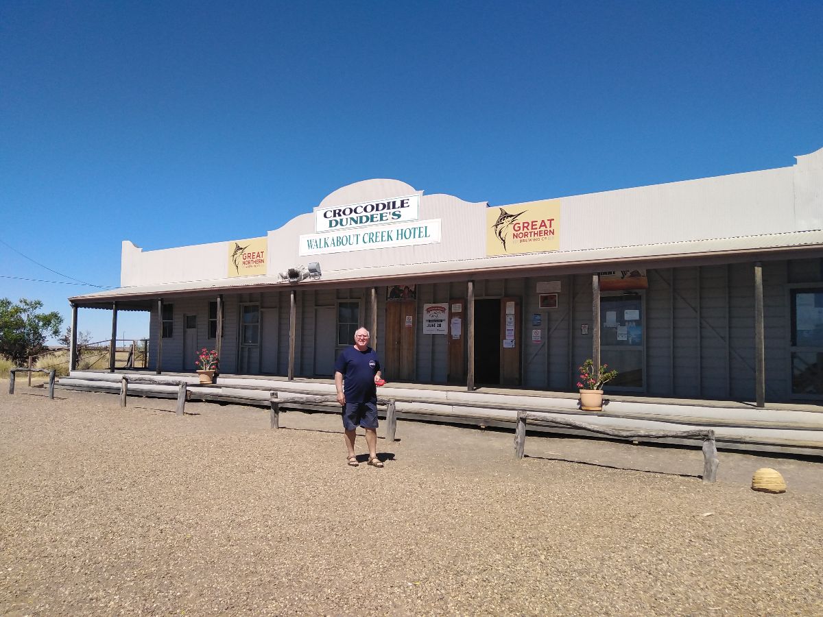 We stopped at the Walkabout Creek Hotel