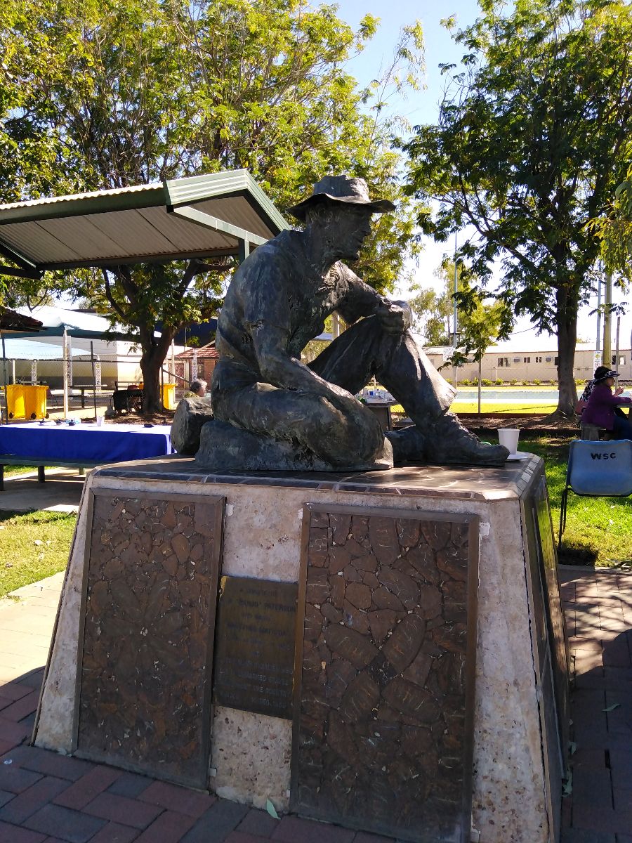 And statues down the main street celebrate the words of the song.