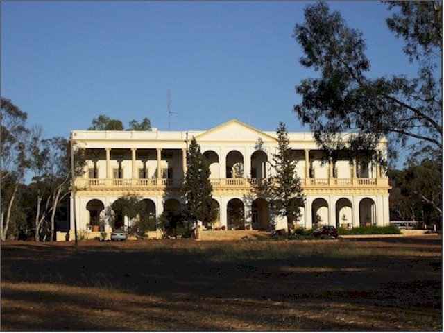 The town of New Norcia was built by the Catholic Church as a mission for the aborigines.
