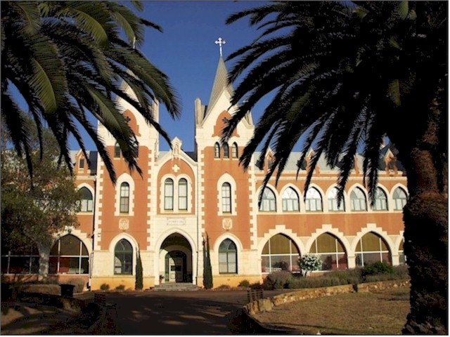 The town of New Norcia was built by the Catholic Church as a mission for the aborigines.