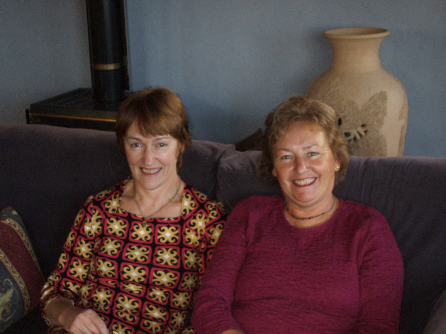 Carol & Christine celebrate their birthdays (Carol's is 7th May and Christine's the 8th).