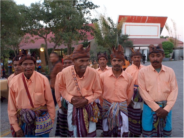 But we had enjoyed the Welcoming Celebrations hosted by Kupang - with cultural representations from the various islands of the region.