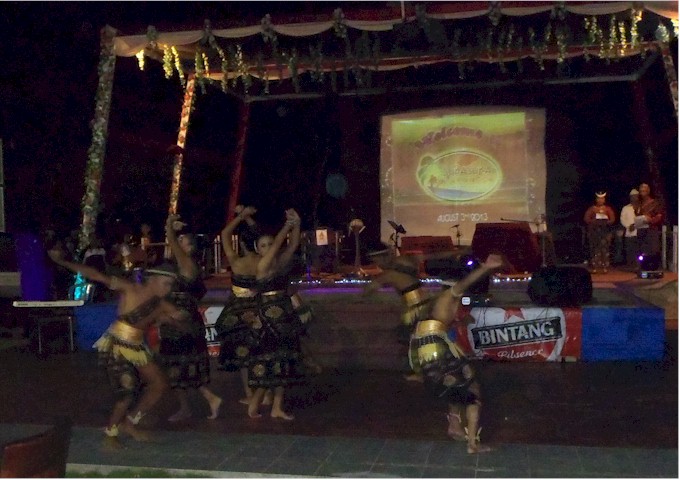 But we had enjoyed the Welcoming Celebrations hosted by Kupang - with cultural representations from the various islands of the region.