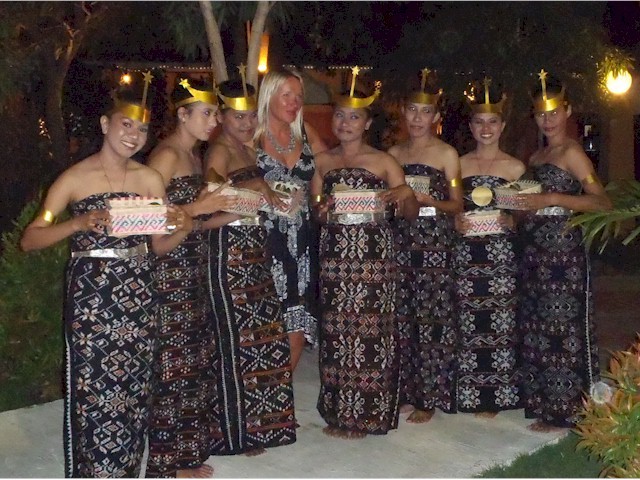 But we had enjoyed the Welcoming Celebrations hosted by Kupang - with cultural representations from the various islands of the region.