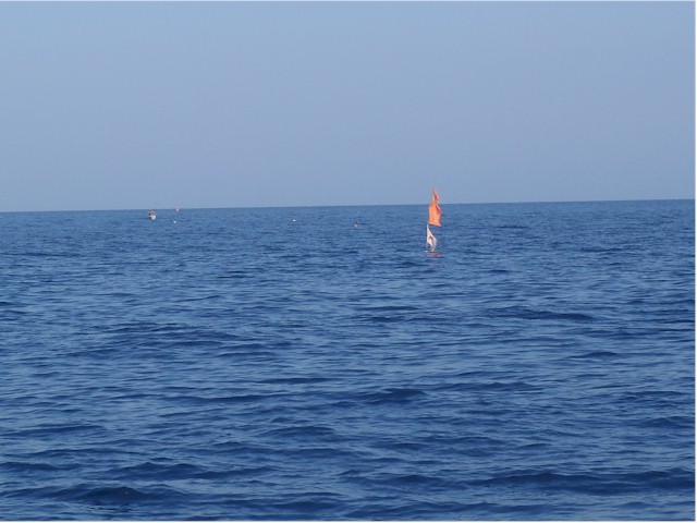 ... dodging fishing nets - easier during the day - impossible at night!