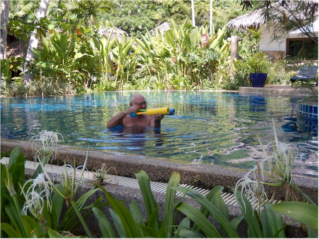 ... and a perfect excuse to get out the water pistols!