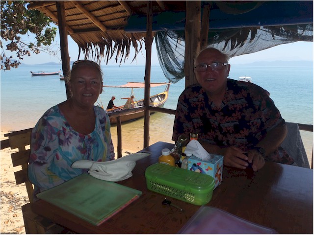We celebrate arriving at Koh Phayam - our northenmost destination this season.