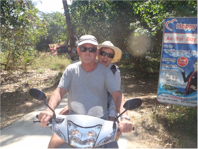 Roz and Kev are very experienced riders!