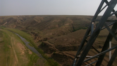 Dawn over Mongolia...